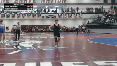 165 lbs Round 1 (16 Team) - Owen Andrews, Temple vs Wylan Ledford, Trion