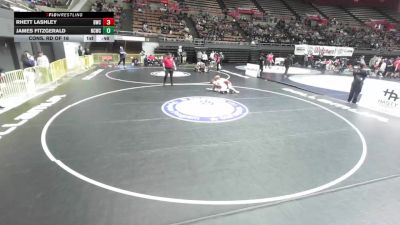 74 lbs Cons. Rd Of 16 - James Fitzgerald, North County Wrestling Club vs Rhett Lashley, Brigade Wrestling Club