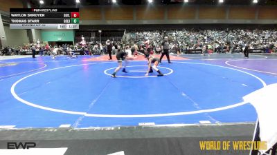 92 lbs Round Of 32 - Waylon Shroyer, Outlaws Wrestling Club vs Thomas Starr, Gold Rush Wrestling Academy