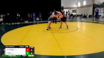 285 lbs Cons. Round 6 - Eli Criblez, Doane University vs Jack Allen, Nebraska-Kearney