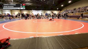 96-100 lbs Rr Rnd 2 - Gabriella Mendoza, All American Wrestling vs Asher Richards, Texas Select Wrestling