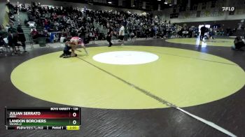 126 lbs Champ. Round 2 - Landon Borchers, Vacaville vs Julian Serrato, Indio