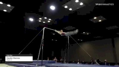 Cayden Mannos - High Bar, Region 9 - 2021 Winter Cup & Elite Team Cup