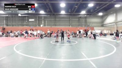 45 kg Rr Rnd 1 - Harper Kalo, Michigan Wrestling Academy - GHSE vs Imani Newsome, Maryland Mana - GHSE