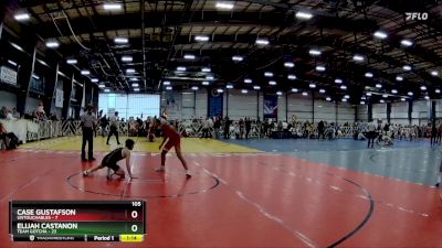 105 lbs Rd# 4- 2:00pm Friday Final Pool - Elijah Castanon, Team Gotcha vs Case Gustafson, Untouchables