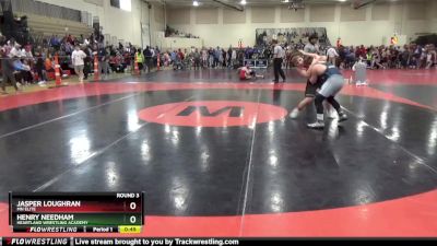 125 lbs Round 3 - Henry Needham, Heartland Wrestling Academy vs Jasper Loughran, MN Elite