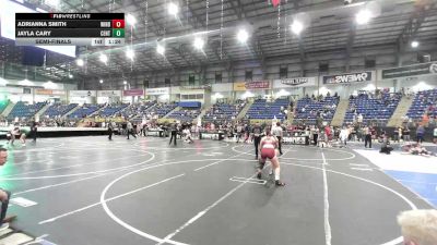 145 lbs Semifinal - Adrianna Smith, Windsor Middle School vs Jayla Cary, Centauri Middle School