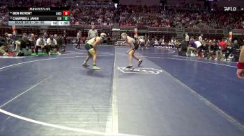 3A-165 lbs Champ. Round 1 - Campbell Janis, Iowa City, West vs Ben Rotert, Ankeny Centennial