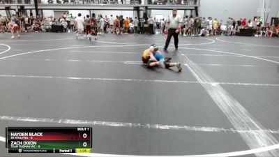 98 lbs Finals (2 Team) - Zach Dixon, Team Tugman WC vs Hayden Black, 84 Athletes