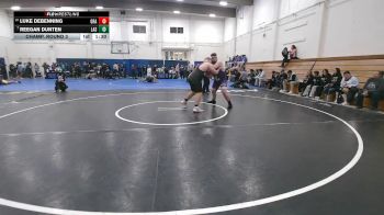 289 lbs Champ. Round 3 - Reegan Dunten, Lassen vs Luke Debenning, Granada