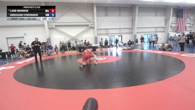 132 lbs Cons. Semis - Lane Monroe, Millard vs Abraham Coronado, Gold Rush Wrestling
