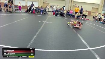 48 lbs Round 1 (8 Team) - Liam Crowe, Soddy Daisy WA vs Millie Kerth, Elevate Wrestling