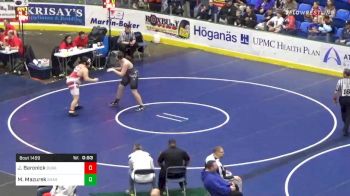 252 lbs Consolation - Joseph Baronick, Burgettstown vs Michael Mazurek, Sharon