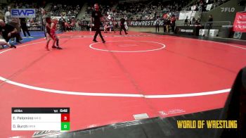 40 lbs Quarterfinal - Emily Palomino, NM Beast vs Dilynn Burch, Sperry Wrestling Club