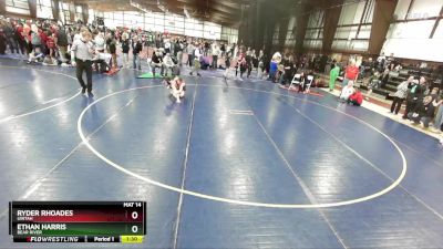 100 lbs Semifinal - Ryder Rhoades, Uintah vs Ethan Harris, Bear River