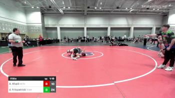 170 lbs Rr Rnd 2 - Aman Khalil, MetroWest United Red vs Dillion Fritzpatrick, Team Alien