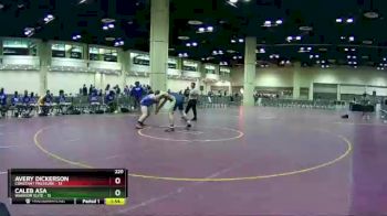220 lbs Round 9 (10 Team) - Caleb Asa, Warrior Elite vs Avery Dickerson, Constant Pressure
