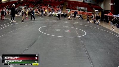 84 lbs Round 3 (6 Team) - Braylen Stewart, Lake WC vs Aeden Campbel, Virginia Patriots