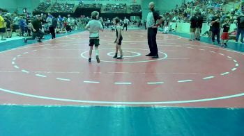 64 lbs Consi Of 16 #2 - Holland Thornton, Blessed Trinity Wrestling Club vs Jace McFarland, Dragons Junior Wrestling Club