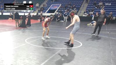 144 lbs Consolation - Sean Callahan, Tewksbury vs Aydin Lamb, Wakefield