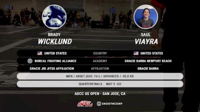 Brady Wicklund vs SAUL VIAYRA 2025 ADCC San Jose Open