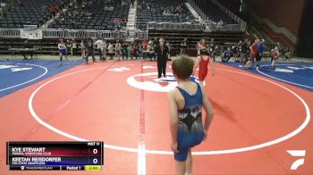 84 lbs 5th Place Match - Kye Stewart, Powell Wrestling Club vs Keetan Reisdorfer, Tri-State Grapplers