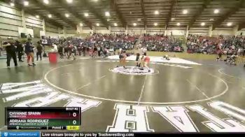 135 lbs Champ. Round 1 - Adriana Rodriguez, American Leadership Academy vs Chyanne Spann, Spanish Fork
