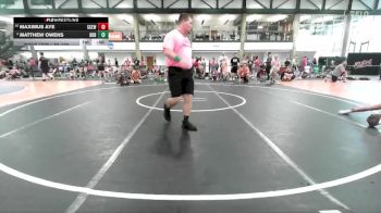 92-100 lbs Quarterfinal - Maximus Aye, St. Charles East WC vs Matthew Owens, Built By Brunson