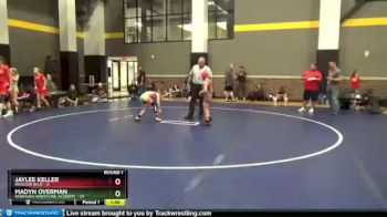 73 lbs Round 1 (12 Team) - Jaylee Keller, Missouri Blue vs Madyn Overman, Nebraska Wrestling Academy