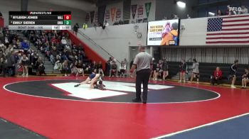 105 lbs Quarterfinal - Ryleigh Jones, Williamsburg vs Emily Sieren, English Valleys