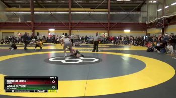 132 lbs Cons. Round 3 - Adam Butler, St. Edward vs Hunter Shike, Unity