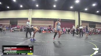 170 lbs Semifinal - Jaxon Delgado, Minion Training Center vs Hannah Crowe, Mat Monstars