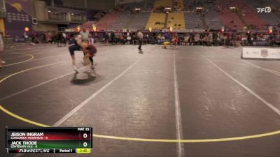 125 lbs Semis & 1st Wrestleback (8 Team) - Jack Thode, Centenary (NJ) vs Jeison Ingram, Concordia-Moorhead