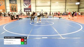 285 lbs Rr Rnd 1 - Mankos Milinopiulis, Fear The Beard vs Trevi Hillman-Conley, Indiana Outlaws Select