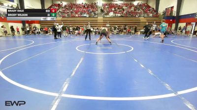 157 lbs Consi Of 4 - Brady Dale, Bixby HS Boys vs Brody Wilson, Sand Springs HS