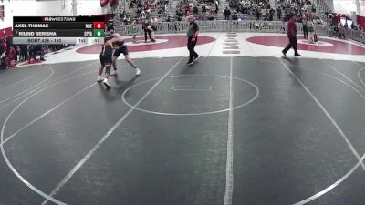 150 lbs Cons. Round 3 - Rilind Berisha, Spring Valley vs Axel Thomas, Mater Academy East
