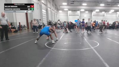 175 lbs Round 6 (10 Team) - Dillan Sbragia, Team Shutt vs Kingston Decosta, New England Gold