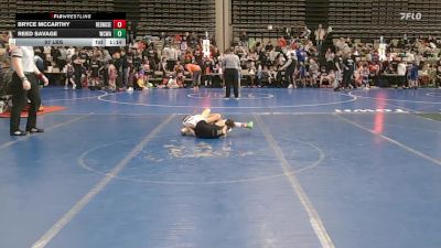 57 lbs Rr Rnd 1 - Bryce McCarthy, RedNose Wrestling School - ESC vs Reed Savage, Wrecking Crew Wrestling Academy - ESC