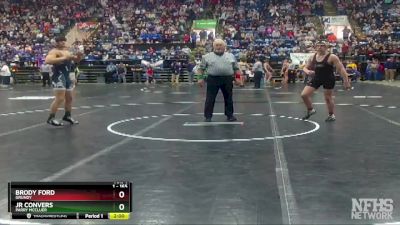 1 - 165 lbs Semifinal - Brody Ford, Grundy vs Jr Convers, Parry McCluer