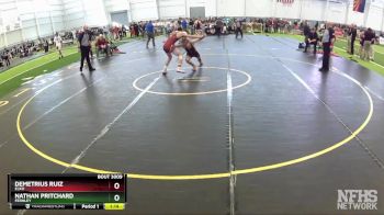 132 lbs Semifinal - Nathan Pritchard, Fernley vs Demetrius Ruiz, Elko