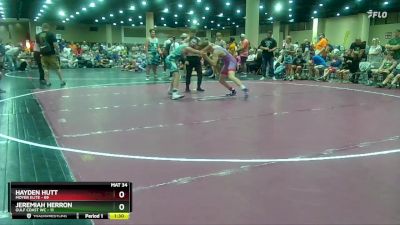 140 lbs Round 4 (8 Team) - Hayden Hutt, Moyer Elite vs Jeremiah Herron, Gulf Coast WC