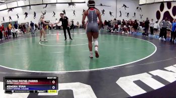 110 lbs Champ. Round 2 - Kendra Ryan, North Central College vs Aaliyah Payne-Parris, Sacred Heart University