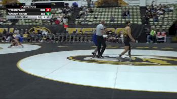 141 lbs Cons. Semi - Tyson Peach, South Dakota State vs Easton Hilton, Missouri