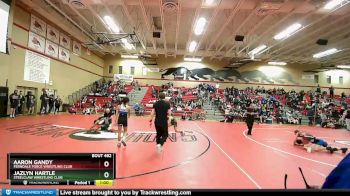 108 lbs Semifinal - Aaron Gandy, Ferndale Force Wrestling Club vs Jazlyn Hartle, Steelclaw Wrestling Club