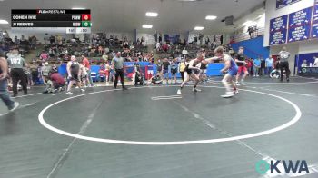 119 lbs 3rd Place - Cohen Ivie, Ponca City Wildcat Wrestling vs Jj Reeves, Midwest City Bombers Youth Wrestling Club