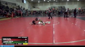 45 lbs 5th Place Match - Enzo Ruth, Braham Warriors vs Carson DeFoe, Little Falls Flyers