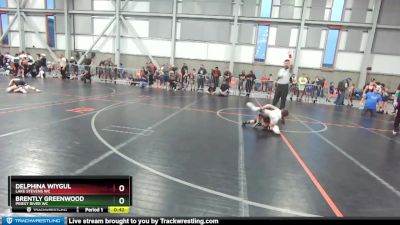 64-64 lbs Round 2 - Brently Greenwood, Priest River WC vs Delphina Wiygul, Lake Stevens WC