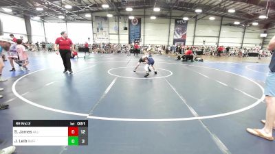 65 lbs Rr Rnd 2 - Sunny James, All-American Wrestling Club vs Jonah Leib, Buffalo Valley Wrestling Club - Black