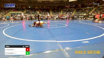 90 lbs Consolation - Jax Paranto, All I See Is Gold Academy vs Bronc Sumpter, Vian Wrestling Club