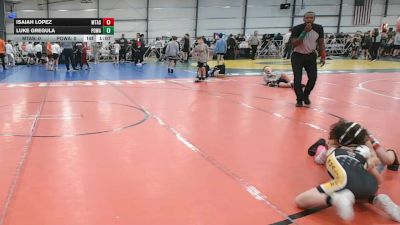 48 lbs Round 5 - 4:00pm Saturday - Luke Gregula, POWA vs Isaiah Lopez, Mat Assassins